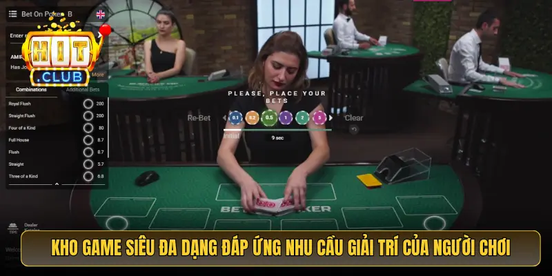 Kho game siêu đa dạng đáp ứng nhu cầu giải trí của người chơi Kho game siêu đa dạng đáp ứng nhu cầu giải trí của người chơi