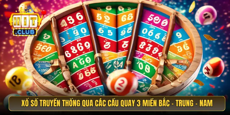 Xổ số truyền thống qua các cầu quay 3 miền Bắc - Trung - Nam
